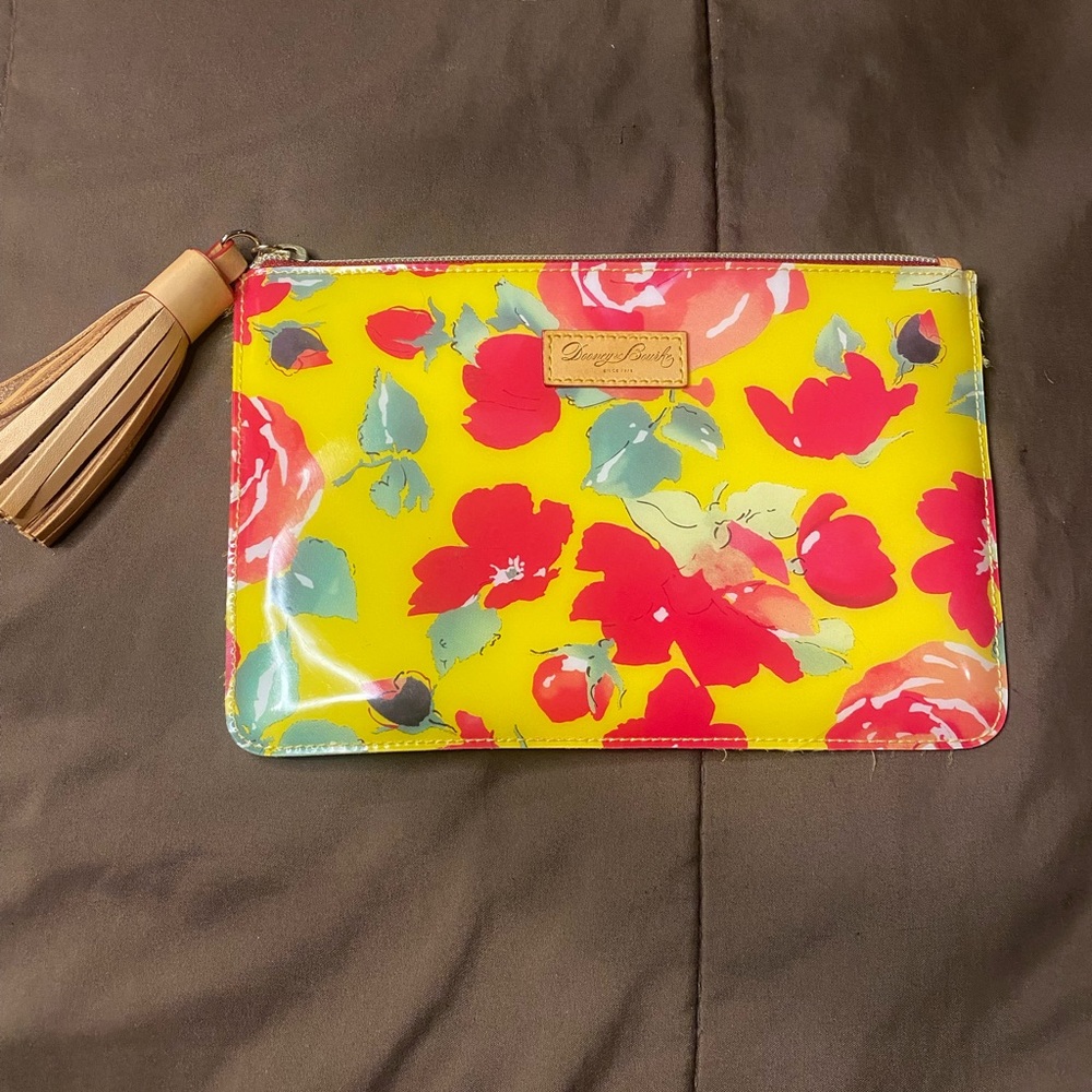 Dooney & Bourke  Bright Floral Clutch with Tassel - Picture 2 of 6